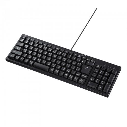 USBハブ付コンパクトキーボード