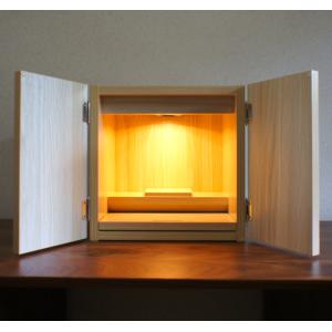 仏壇 ミニ仏壇 10号 モダン ミニ ホワイト おしゃれ 浄土真宗