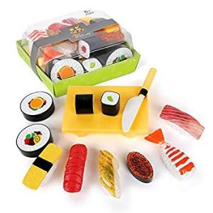 お店屋さんごっこ おもちゃ のおすすめランキング Beebeerun お寿司屋さん ままごとセット おもちゃ おすし料理を作ってみよう ごっこ遊び リアル 握りすし 巻き寿司 ８種類 にぎっ