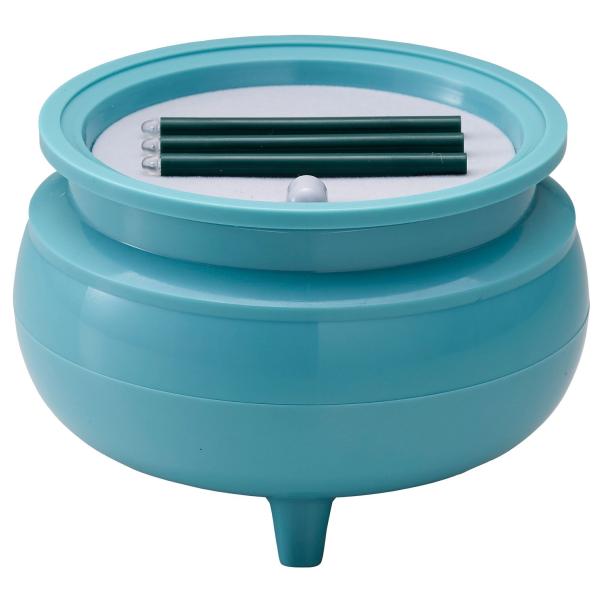 スマイルキッズ 横置きの安心のお線香 (中) 青磁 ASE-4204SZ