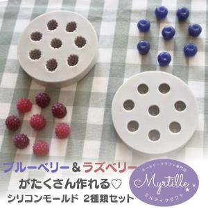 シリコンモールド ブルーベリー 木イチゴ デザート アロマストーン アロマ キャンドル レジン