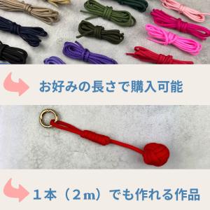 パラコード 4mm ドット柄 10色 長さ10...の詳細画像2