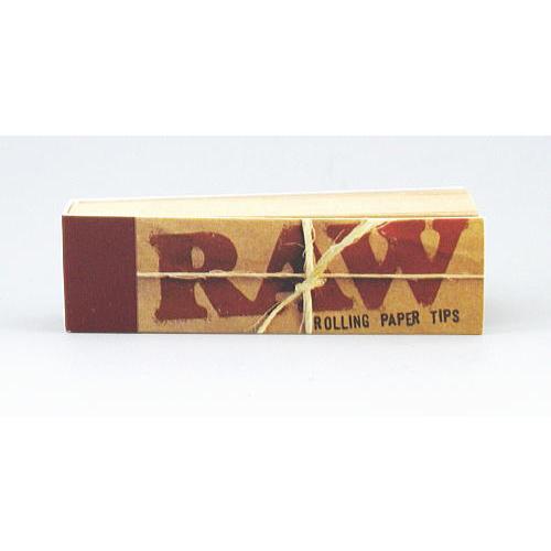 【RAW TIPS】手巻きタバコ 無添加 ロウ tips ロールフィルター チップス 50枚 ブック...