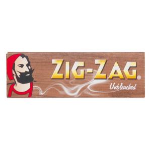 ZIG-ZAG ジグザグ 手巻きタバコ ペーパー ブラウン アンブリーチ 手巻きタバコ用 巻紙 シングルサイズ 69mm 50枚入 zigzag
