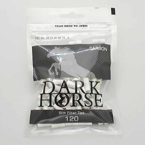 【DARK HORSE】ダークホース 手巻きタバコ カーボン スリムフィルター 手巻きタバコ用 12...