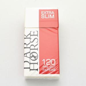 ダークホース 手巻きタバコ プレーン エクストラ スリムフィルター プレカット 手巻きタバコ用 120本 チャコール