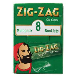 ZIG-ZAG ジグザグ 手巻きタバコ マルチパック グリーン ペーパー 手巻きタバコ用 巻紙 シングルサイズ 69mm 50枚入 8P zigzag 78810｜mysen