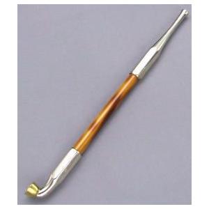 職人技キセル】手造り煙管 六角和幸 きせる 洋白（20cm） : マイセン