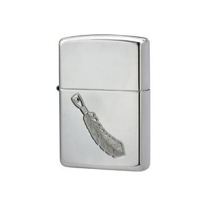 【送料無料おまけ付】純銀zippo　スターリングシルバー925　#15　片面羽根彫刻マーク　feather　ジッポー｜mysen