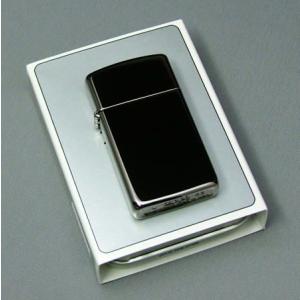 【数量限定】Black Ice ブラックアイス　＃20492　スリム　ZIPPO　PVD加工　【激安】｜mysen