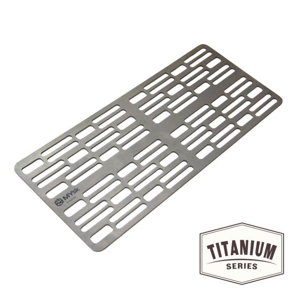 アウトドア チタンソログリルプレート 250x110mm 送料無料