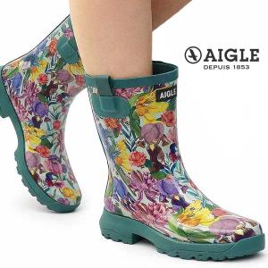 26.5〜27㎝★美品 AIGLEレインブーツ43 エーグルロング 長靴 ラバー AIGLE（エーグル） レインブーツ レディース 長靴 アリア ハイ ラバー