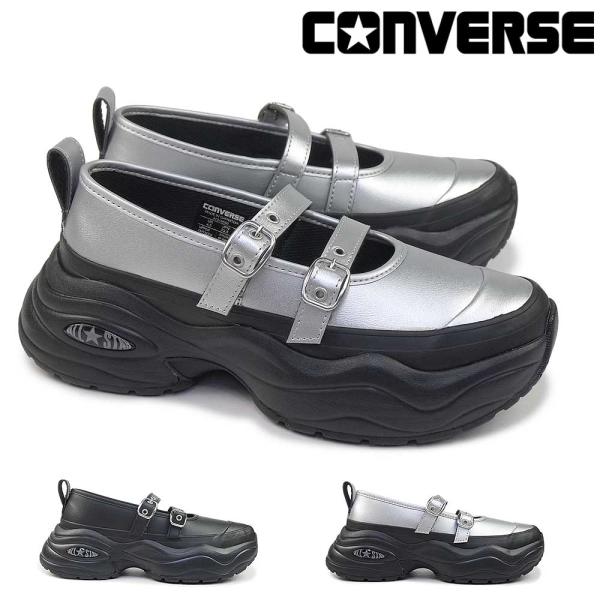 コンバース 厚底 レディース スニーカー オールスター サージトレーナー MJ ST OX 厚底 ロ...