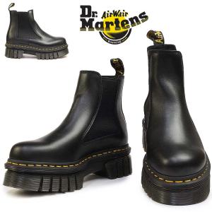 美品　ドクターマーチン　ブラックレザー厚底ワークブーツ Dr.Martens（ドクターマーチン） 未使用品 DR.MARTENS JADON FL ワーク