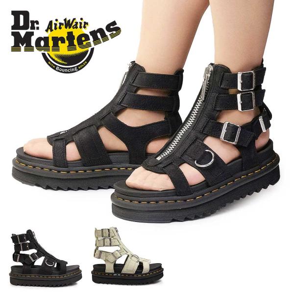 ドクターマーチン グラディエーター サンダル レディース OLSON オルソン センタージップ レザ...