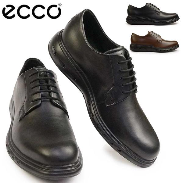 エコー 靴 防水 ゴアテックス ビジネスシューズ メンズ 524704 ハイブリッド720 本革 カ...