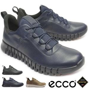 エコー 靴 メンズ 防水 レザースニーカー 525224 ECCO GRUUV GORE-TEX｜myskip-sp