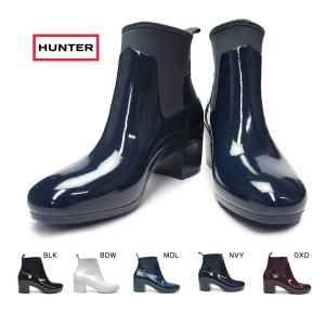 HUNTER レインシューズ 国内正規品 ハンター REFINED MID HEEL