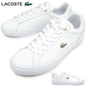 LACOSTE（ラコステ） スニーカー レディース 白 靴 レザー シューズ