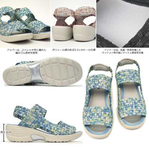 パンジー サンダル レディース 5975 軽量...の詳細画像1