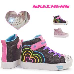 SKECHERS（スケッチャーズ） 光る靴 ガールズ 314749L スニーカー 虹