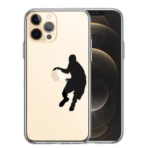 iPhone12pro iPhone12  アイフォン ハイブリッド クリアケース バスケットボール ドリブル｜mysma
