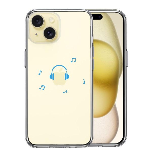 iPhone15 iPhone15Plus アイフォン ハイブリッド スマホ ケース music ヘ...