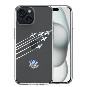 iPhone15 iPhone15Plus アイフォン ハイブリッド スマホ ケース 航空自衛隊 ブルーインパルス｜mysma