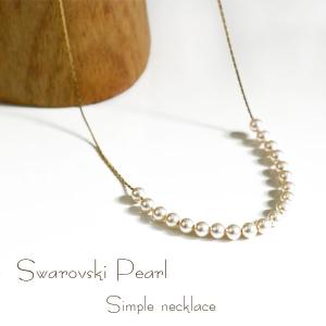 SWAROVSKI（スワロフスキー） ネックレス パヴェボール ステンレス 