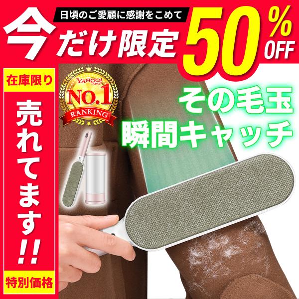 ホコリ取り エチケット用 ブラシ 毛玉取り ハンディクリーナー 携帯 両面対応可能 18cm ペット...