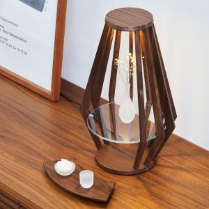 家具といのり 仏壇 祈りのあかり（ウォールナット） コンパクト仏壇 小型仏壇 ミニ仏壇 ペット用仏壇 LED 調光 仏具 シンプル おしゃれ 和モダン 日本製