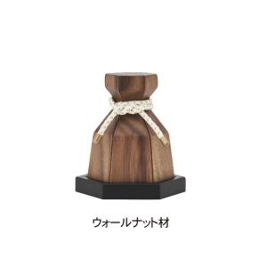 家具といのり 骨壺 結びの小壺 KINCHAKU（ウォールナット） コンパクト骨壺 小型骨壺 ミニ骨壺 ペット用骨壺 遺骨カプセル ペット遺骨 仏具 シンプル 日本製