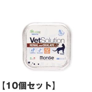 【10個セット】ベッツソリューション VetSolution 腎臓＆シュウ酸塩サポート ウェット猫用 100g