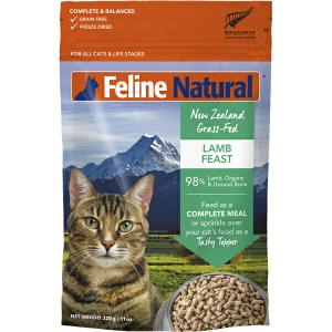 フィーラインナチュラル Feline Natural フリーズドライ ラム・フィースト（猫 用総合栄養食） 320g｜mystyle-pet