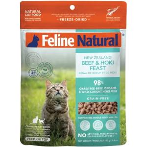 Feline Natural ビーフ フィースト 320g フィーライン ナチュラル フリーズドライ ビーフ＆ホキ