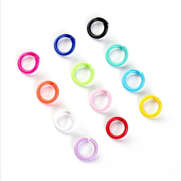 カラー丸環　接続金具 リング 副資材 基本パーツ　アクセサリー　パーツ　手芸1.2mm ×10mm ...
