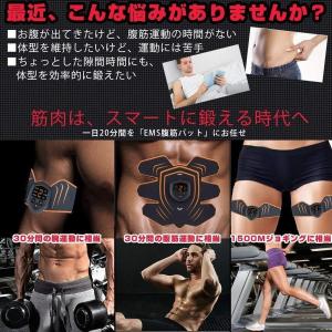 EMS 腹筋ベルト 筋肉 腹筋 ems筋肉 e...の詳細画像2