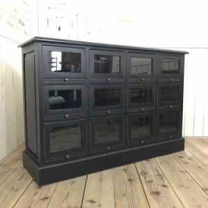 アンティーク調 シューズラック 陳列棚 カウンター ショーケース