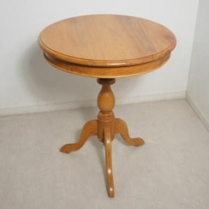 アンティーク調 マホガニー無垢 オーバル ティーテーブル