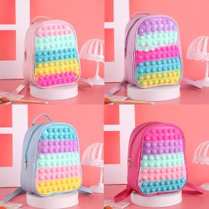 5色 リュック バックパック プッシュポップ レデ プッシュ ポップ バブル ポップイット ィース ビジネスリュック レジャーパック ストレス解消グッズ プッシュ