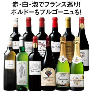 ワイン ワインセット 60％OFF 銘醸地ボルドー＆ブルゴーニュ入り!フランス金賞赤白スパークリング12本セット 第3弾 送料無料 wine set