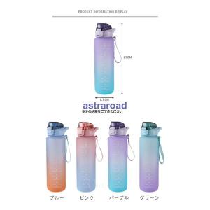 水筒 1L 目盛り付き 水筒 ストロー 1リッ...の詳細画像2