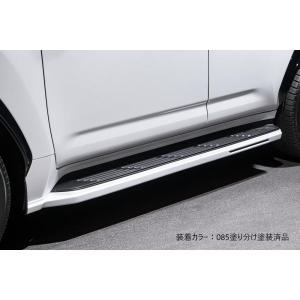 【グロスブラック仕様】[レクサス LX600]ラヴライン サイドステップ (ABS製) エムズスピー...