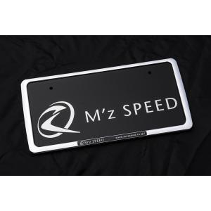 ナンバーフレーム メッキ ver.1 ナンバープレートフレーム 汎用品【エムズスピード M'z SPEED mzspeed】