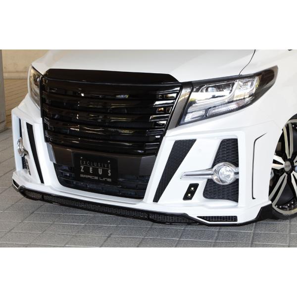 【未塗装品】[30系アルファード 前期 SA/S]グレースライン フロントハーフスポイラー (FRP...