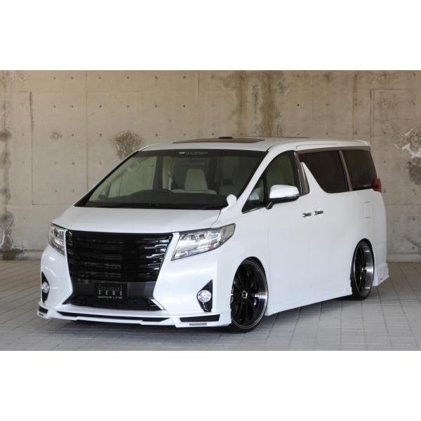 【単色塗装済品】[30系アルファード 前期 G/X]グレースライン フロント・サイド・リアセット エ...