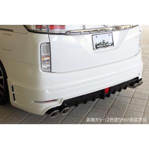 M'z SPEED エルグランド E52 前期 EXE LINE リアバンパースポイラー