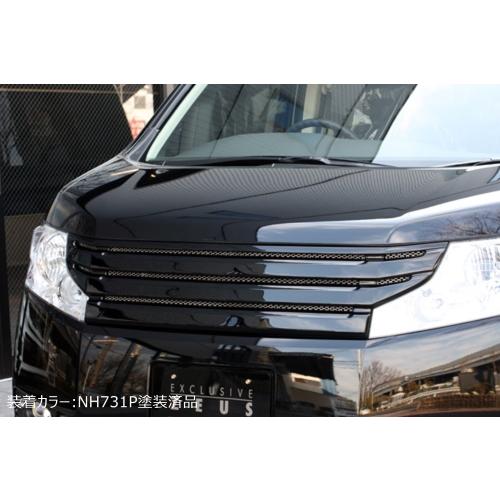 【未塗装品】[RK1 RK2 ステップワゴン G・Li 前期]グレースライン フロントグリル エムズ...