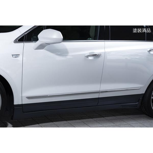 【未塗装品】[キャデラック XT5 クロスオーバー C1UL]ラヴライン サイドステップ エムズスピ...