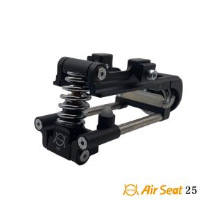 AirSeat25 エアシート25 自転車用サドルサスペンション ブラック シルバー